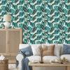 Palm and Monstera Leaves Wallpaper for Living Room and Bedroom 50x1000