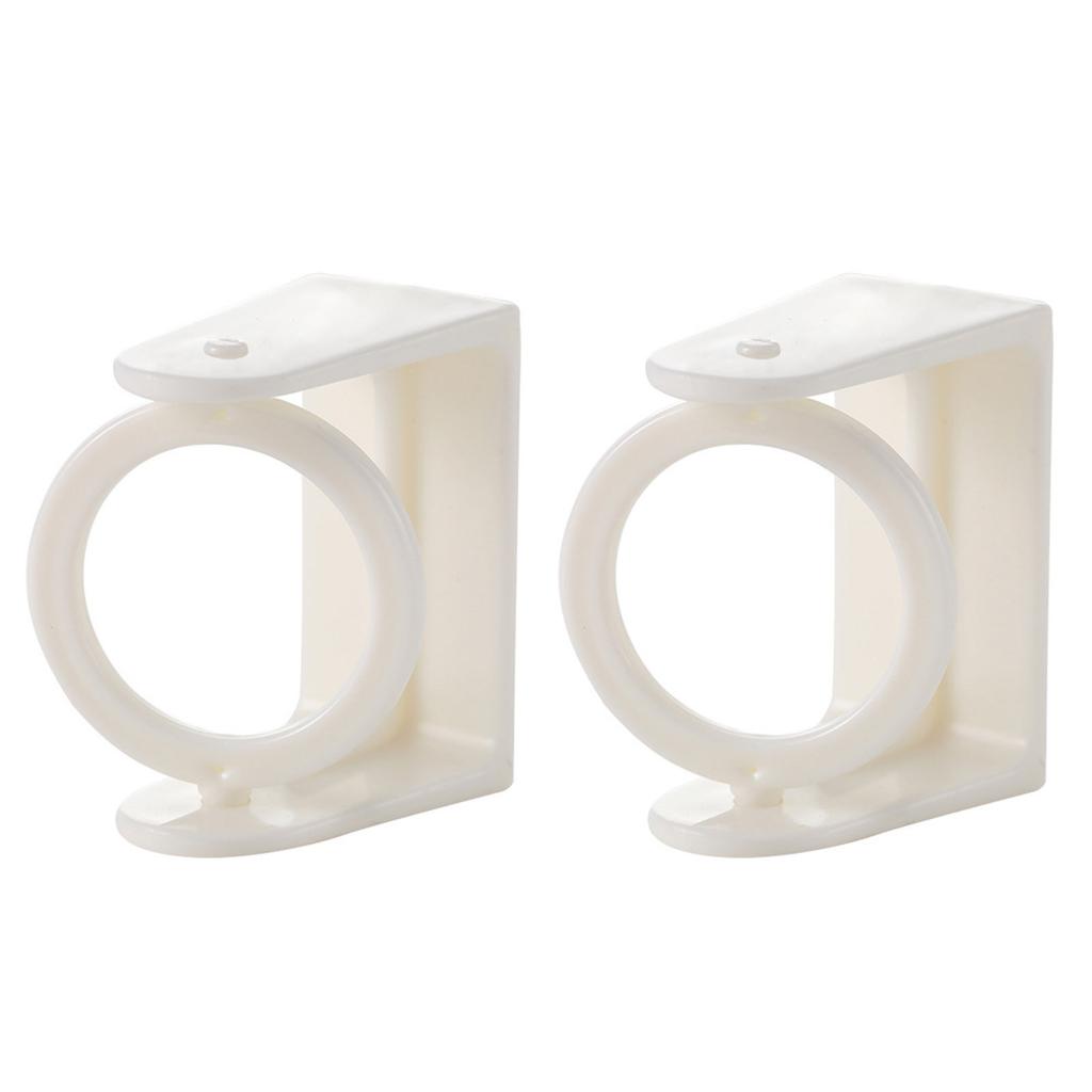 Suporte de haste de cortina autoadesivo anel giratório 360 ° ajustável sem perfuração suporte de haste de cortina para cozinha banheiro hotel