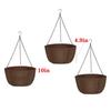 Hanging Plant Fake Plants with Pots, 3Pack Artificial Plants, Faux Anthurium Leaf Basket for Wall Home Room Indoor Outdoor Decor