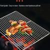 ZISIZ Portable Foldable Stainless Steel BBQ Grill Net