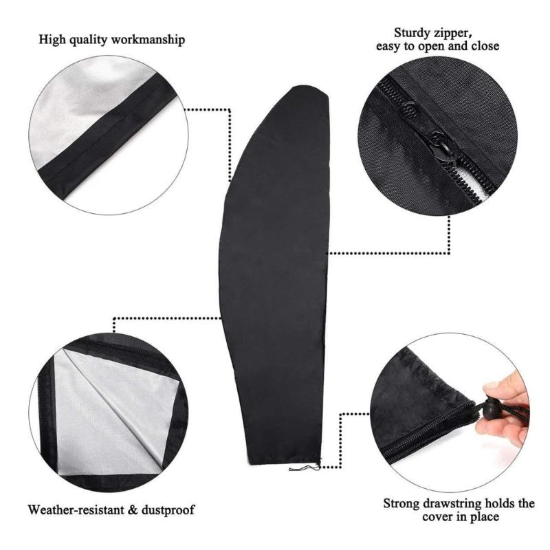 Waterproof Heavy Duty Umbrella Cover for Outdoor Use Protects Garden Parasols from Weather Damage