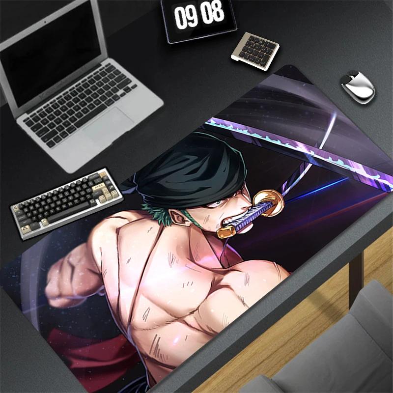 Mousepad Pattern Game Pad HD Rubber Mouse Pad PC Accessories Desk Mat Non Slip Office Table Mat Oone Ppiece Zoro Keyboard Pad