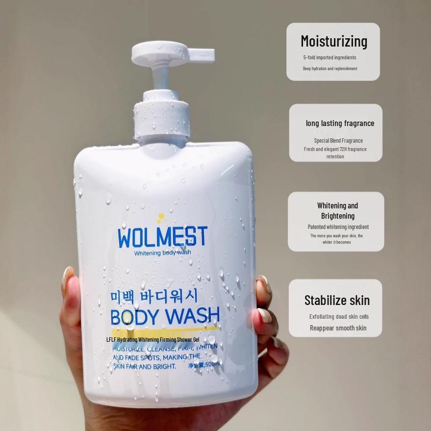 Korea LFLF Hydro-Brightening Firming Shower Gel with Soothing, Long-Lasting Fragrance for Smooth Skin.