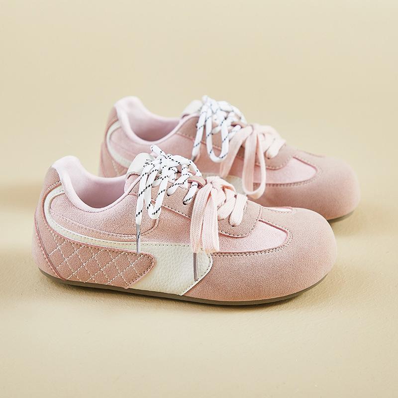 Fashion Women's Shoes 2025 Spring Platforms Sneakers Comfortable Women Vulcanize Shoes Lace Up Non Slip Casual Flat Shoes