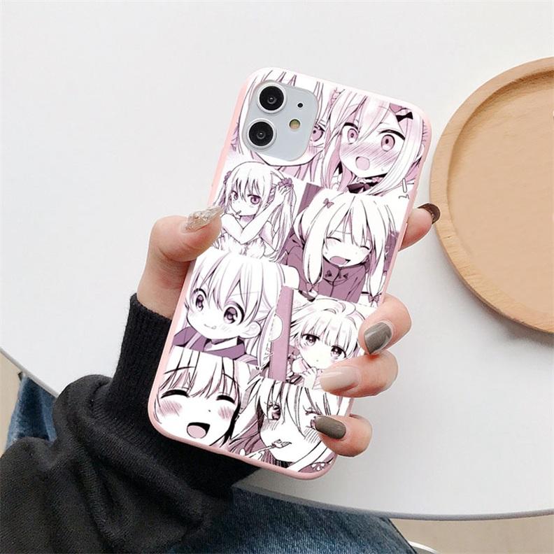 Pro Xiaomi Mi Redmi Note 11 11T 12 10 10T 5 7 9 8 8T 9T Poco M3 F3 X3 Pro 9C 9S 10S A3 9 Lite Anime Kawaii Japonská dívka Pouzdro