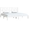 VidaXL Bed Frames White Solid Pine Wood 200x200 Cm 3104019