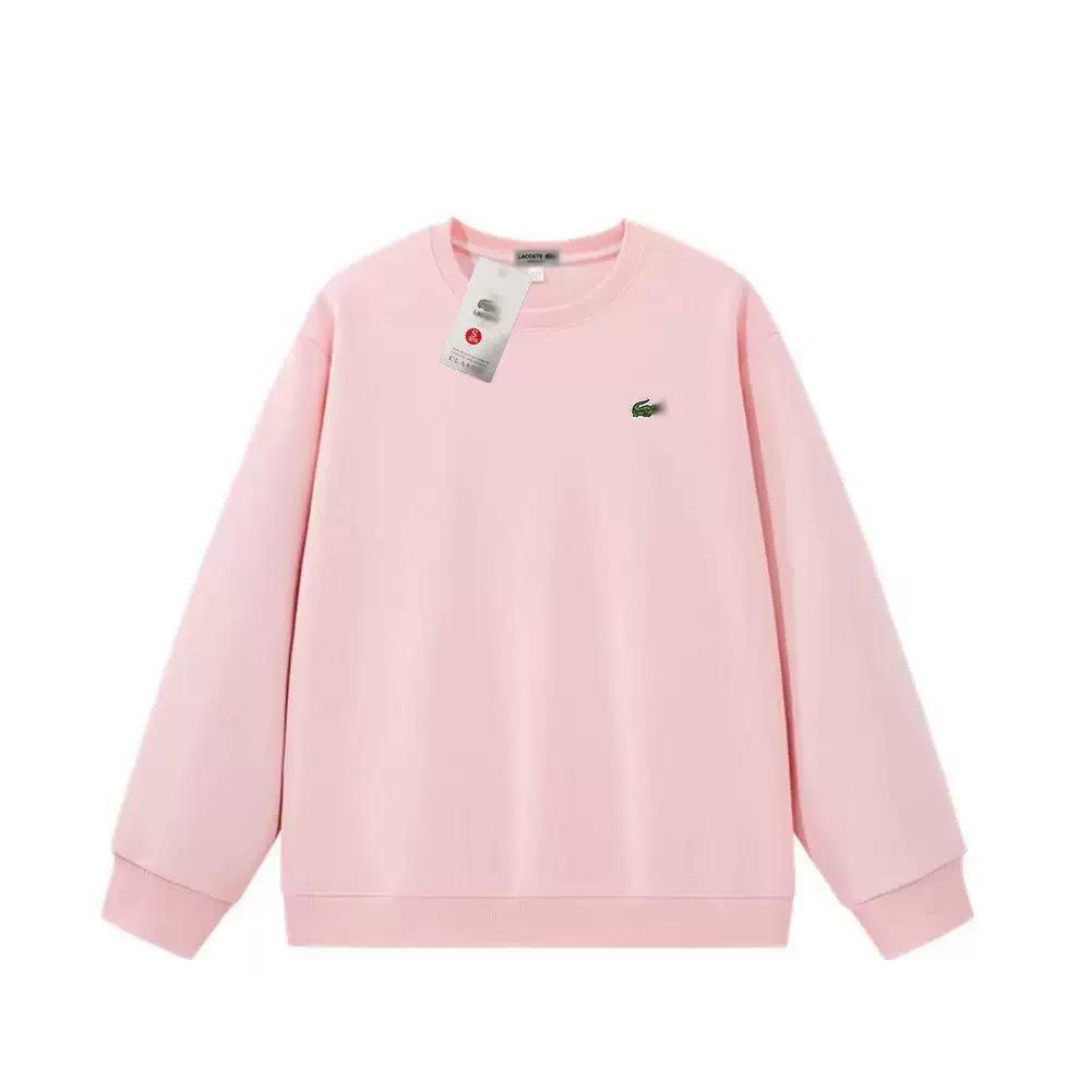 Unisex Bluza z Logo Krokodyla Luźny Krój - Casualowy Pulower z Okrągłym Dekoltem i Długim Rękawem na Jesień/Zimę