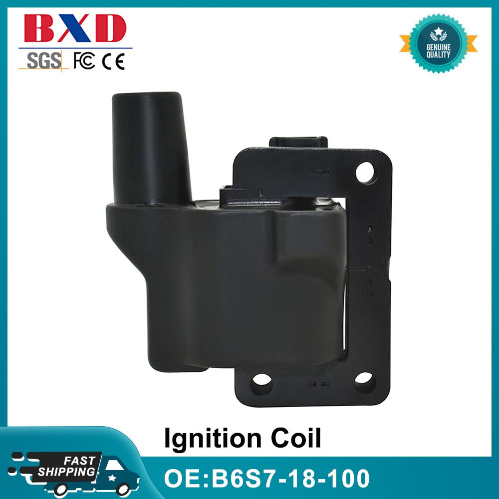 1/2PCS OEM B6S7-18-100 B6S718100 B6S7 18 100 Ignition Coil For MAZDA 323 FORD ESCORT Auto Parts Car Accessories