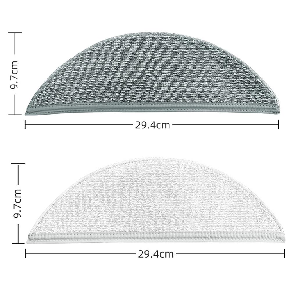 High Performance Mop Cloths for Lydsto R5/R5D Robot Vacuums Available In Convenient Packs of Either 4 or 10 Pieces
