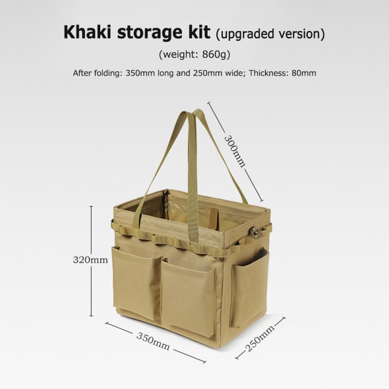 Outdoor Camping Tragen Tasche Große-kapazität Oxford Tuch Zelt Peg Nägel Toolkit Lagerung Tasche Picknick