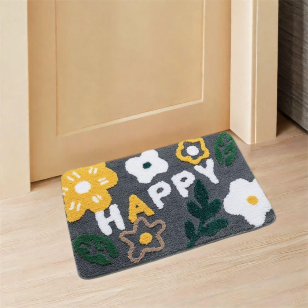 Anti-Slip Design Bathroom Absorbent Mat Extra Thick Floor Mat Anti-Slip Entrance Mat  Kitchen