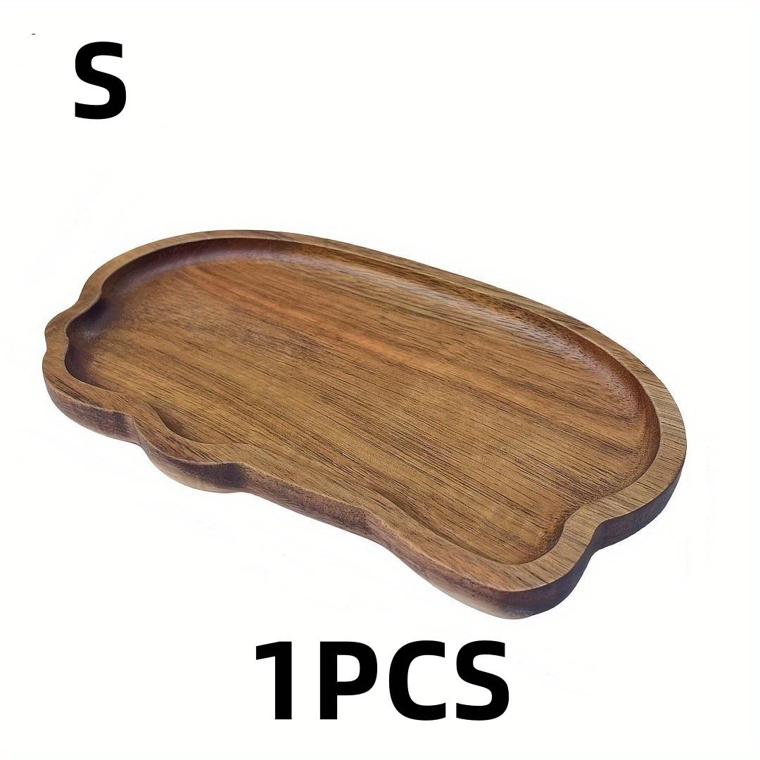 

1pcs Wooden Tea Tray Cloud-Shaped Fruit Dessert Candy Coffee Plate Home Decoration Bread Snacks Cakes Tableware Kitchen Supplies