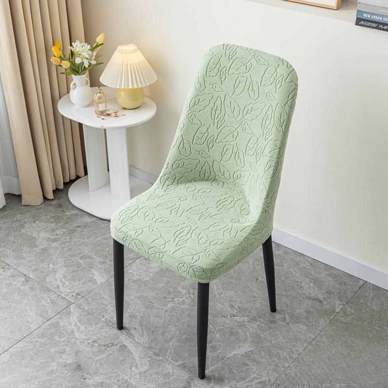 Four Seasons Thick Elastic Fully Enclosed Semicircular Large Curved Chair Cover Seat Stool Dining Table Cover Stool Cover Fabric