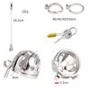FRKO Mini Metal Chastity Cage With Silicone Urethral Catheter Cock Lock Sissy Chastity Cage Ejaculation BDSM Sex Product For Men Adult Intimate Pleasu