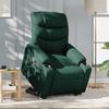 Recliner Chair with Rising Aid Dark Green Fabric