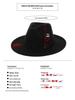 Fedora Unisex Vintage de Ala Ancha - Estilo Europeo y Americano Otoño/Invierno Sombrero de Fieltro de Lana Sintética