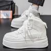 New Men's Classic Fashion High Top Thick Sole Skateboarding Shoes Comfortable Soft Sole Basketball  Sneakers