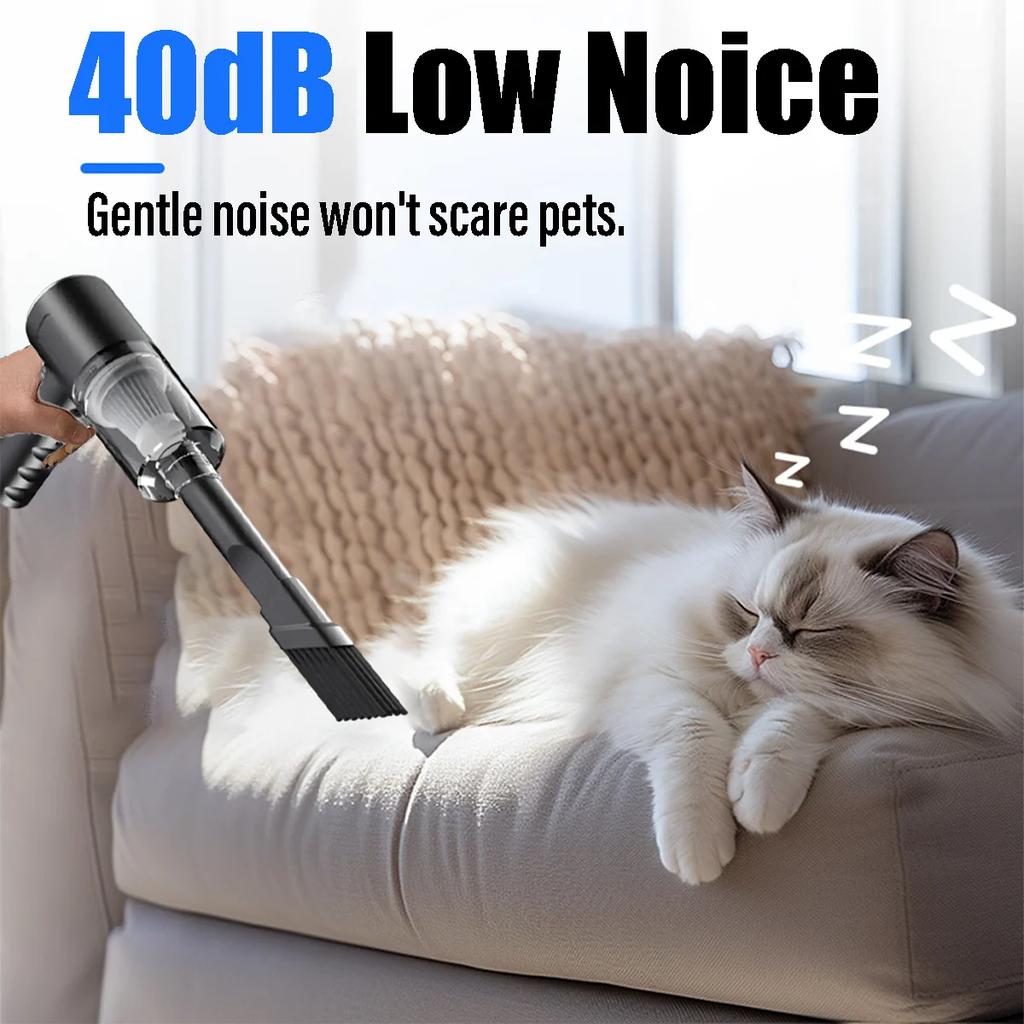 7000Pa Pet Hair Vacuum Cleaner Remover Rechargeable Handheld Household Car Vacuum Cleaner For Pet Hair Absorber Cleaning Tool