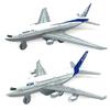 2-Delige Mini Simulatie Pull-Back 777 en A380 Vliegtuig Vliegtuigmodel Verzamelspeelgoed Set