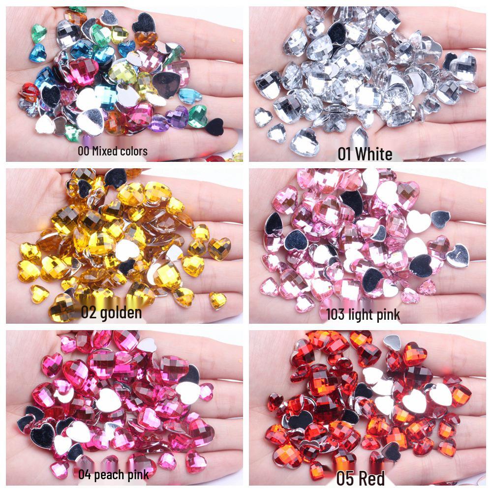 DIY Multi-Model Multi-Color Heart & Globe Hair Accessory