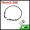 Motoforti 50/60/70/80/90/100/110/120/130cm Motorcycle Brake Clutch Oil Hose Line Kit for Motorcycles Dirt Bikes ATV Black