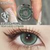 Eyeshare 2PCS New Fashion Color Contact Lenses Blue Glasses Lenses Brown Natural Beauty Lenses Green Fashion Lenses