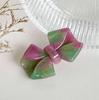 Acetate Chic Bowknot Hair Clip For Women Premium Duckbill Claw Accessory In Trendy Summer Colors With Stylish Patterns Geometric