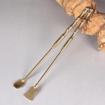 2Pcs/set Incense Tool Incense Equipment Copper Spoon or Shovel Incense Burner Dust Tools