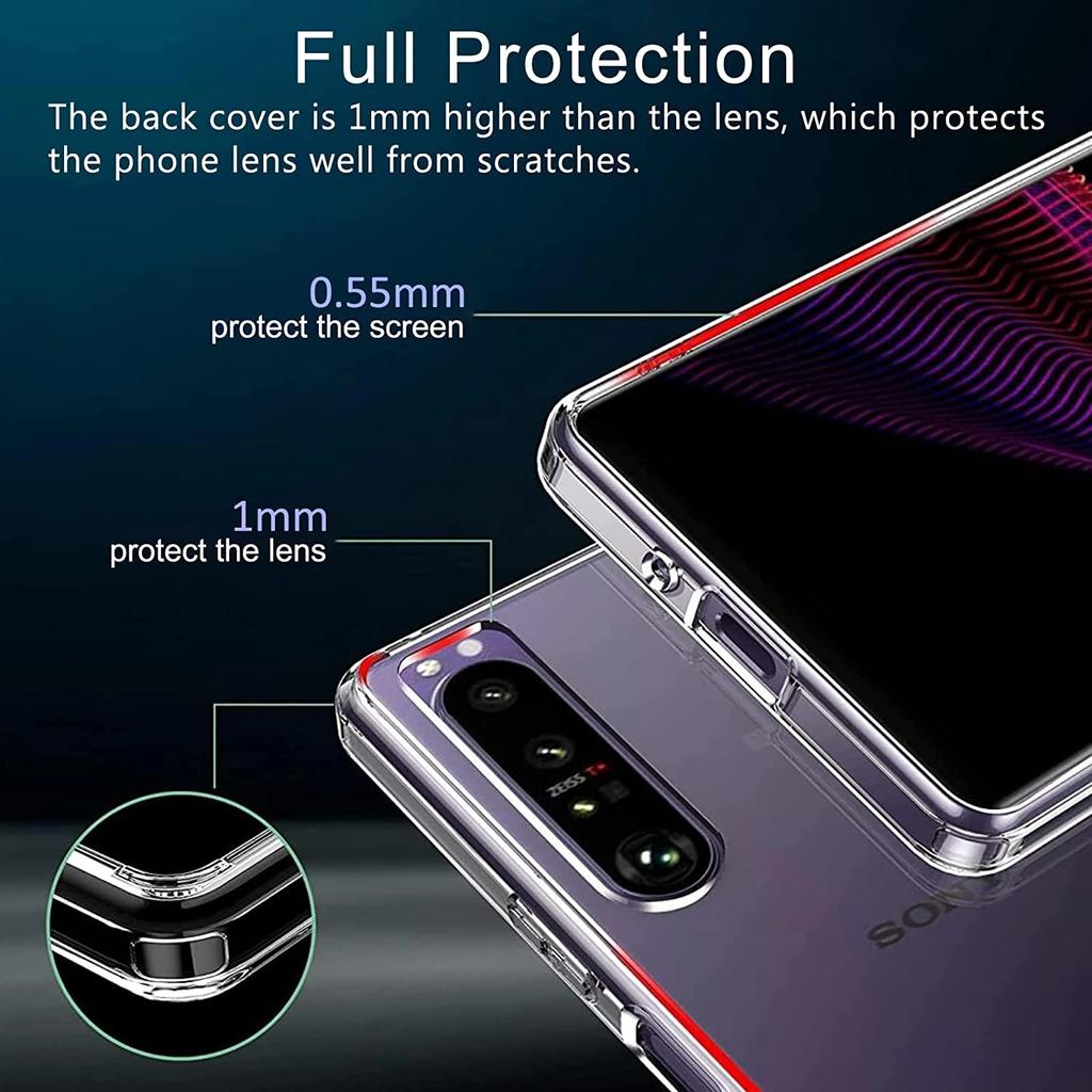 Ultra dünne weiche transparente TPU-Hülle für Sony Xperia 1VI 10VI 1V 5V 10V 10III 5111 1III 1II 10II 5II 5IV 10IV 1IV 5 1 Couqe Funda