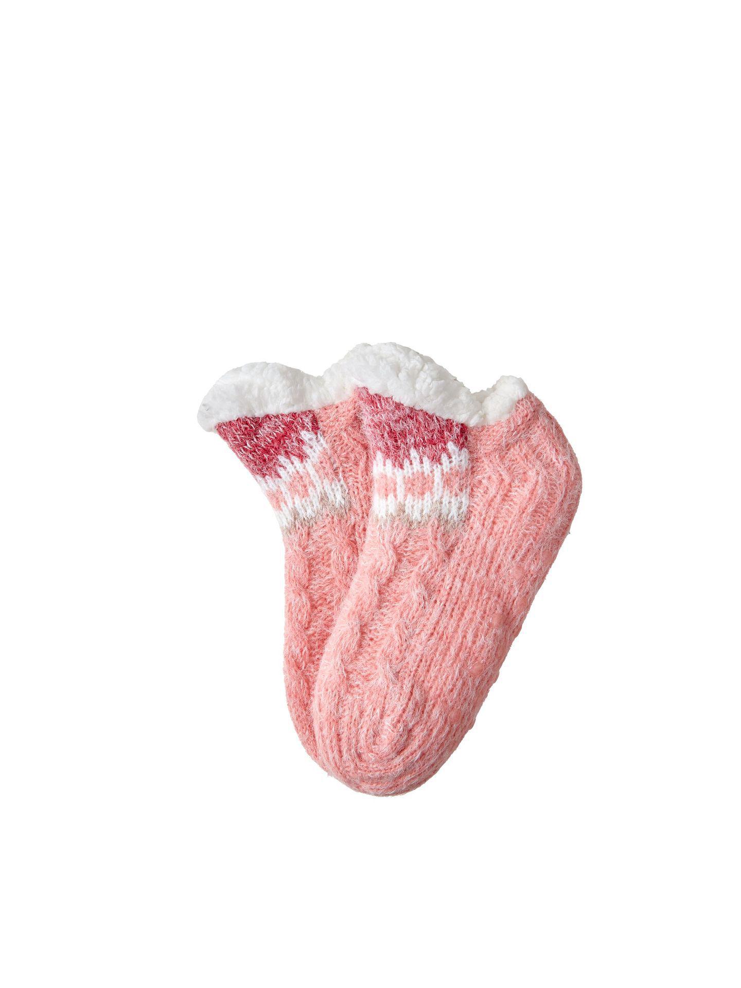

Women s Thick Fleece-Lined Non-Slip Slipper Socks for Autumn & Winter