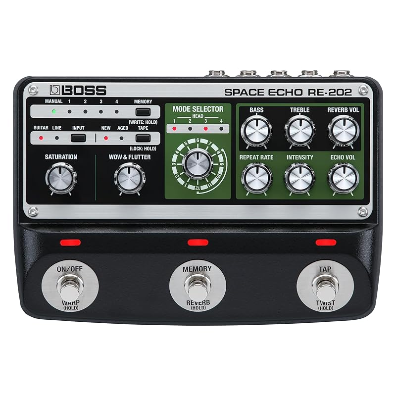 

BOSS RE-202 Space Echo, Echo Delay, Reverb, Guitar Effect Pedal