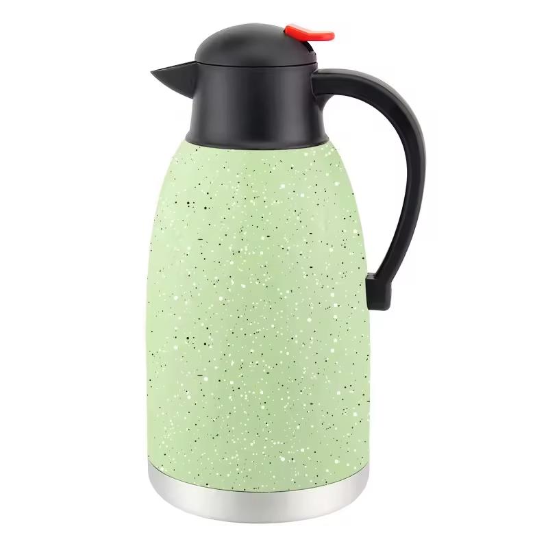 Stainless Steel Double Wall Vacuum Hot Water Kettle Insulated Thermal Tea Coffee Pot for Outdoor Camping