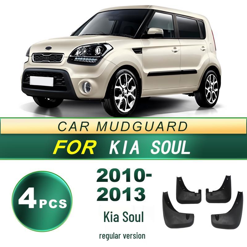 2010-2013 Kia Soul Standard Edition Soft Rubber Mud Flaps