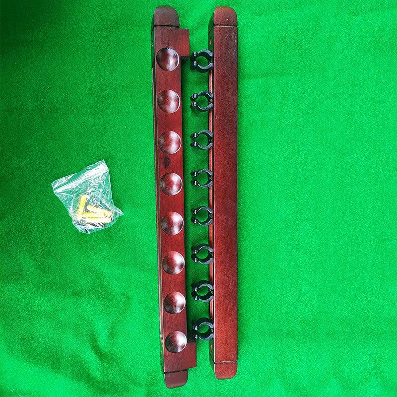 LISM Wall-Mounted Wooden Billiard Cue Rack