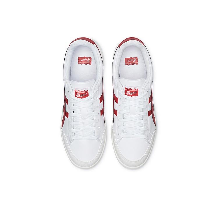 ONITSUKA TIGER Advanti Entry Court Classic Casual Rutschfeste Leichte Low-Top Skate Schuhe Unisex Sneaker Rot Weiß 1183A506-100
