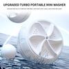 Portable Mini Washing Machine for Underwear Compact Travel Laundry Device Small Electric Washer for Socks Bras and Delicates with USB Charging
