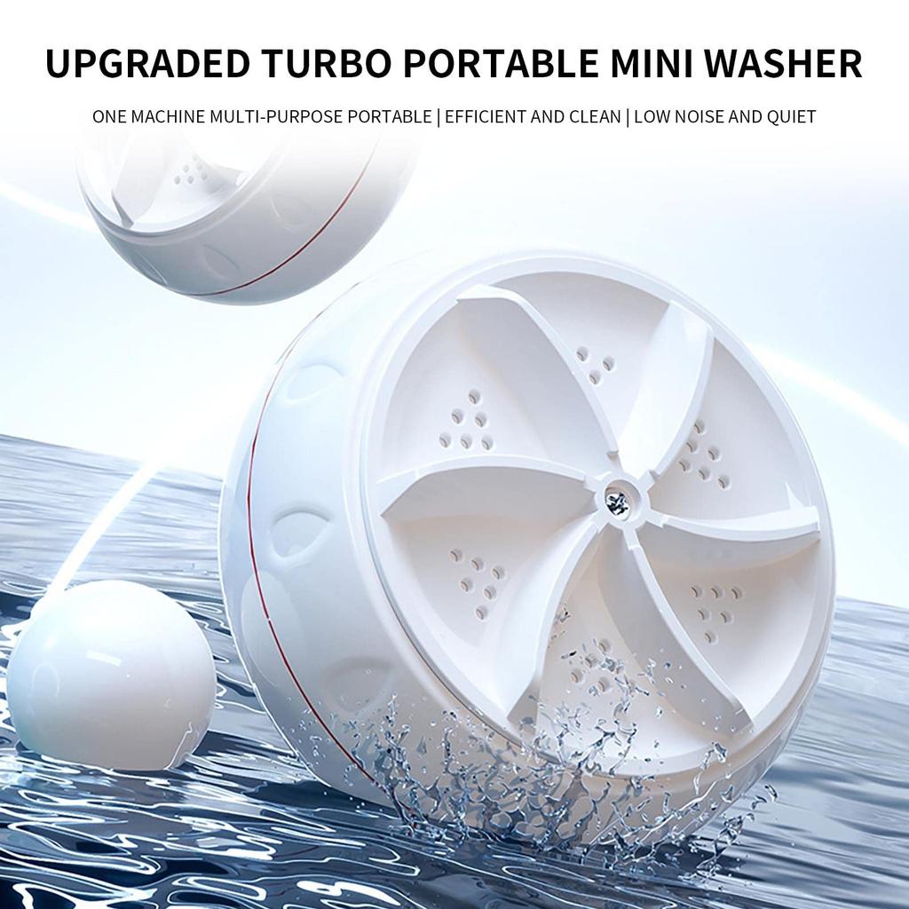 Portable Mini Washing Machine for Underwear Compact Travel Laundry Device Small Electric Washer for Socks Bras and Delicates with USB Charging