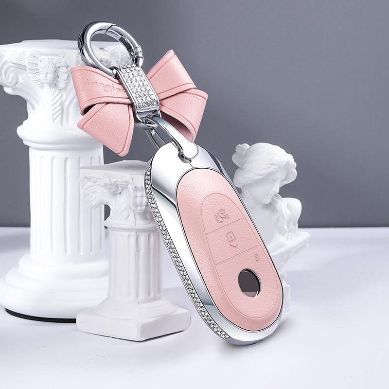 Luxury Diamond Car Remote Key Fob Case Key Cover For Mercedes Benz  C Class S Class W223 S350 S400 S450 S500 C200 C260