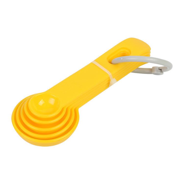 

Набор из пяти пластиковых мерных стаканов для домашней выпечки со стильным дизайном, корейский Yellow Spoon