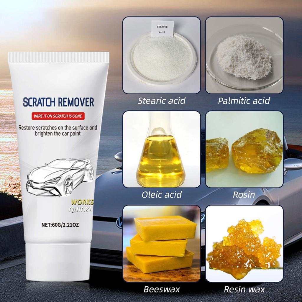 Nano Scratch Cloth Car Scratch Care Kit Car Paint Scratch Polishing Maintenance Agent Kit 60g