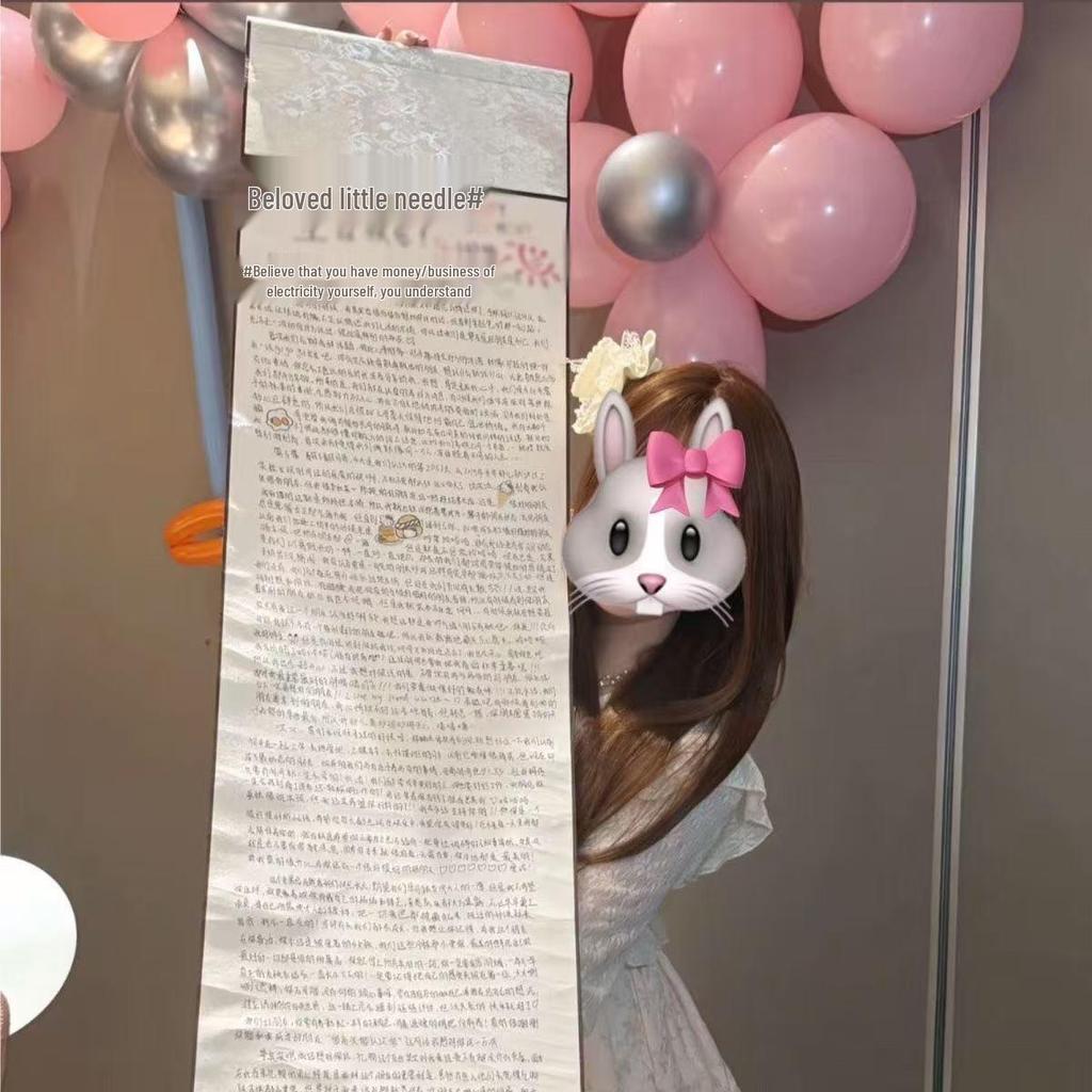 DIY Scroll Letter: Creative Blank Canvas for Heartfelt Confessions and Ceremonial Love Gifts