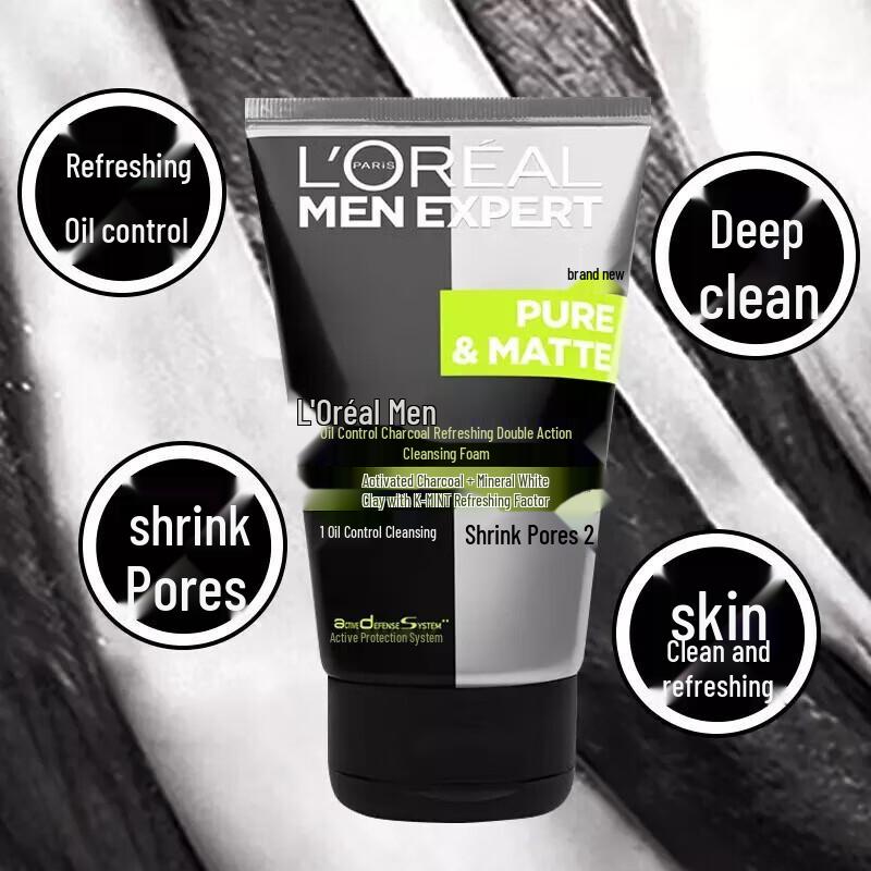 L'Oréal Men's Hydra Energetic Charcoal Cleanser