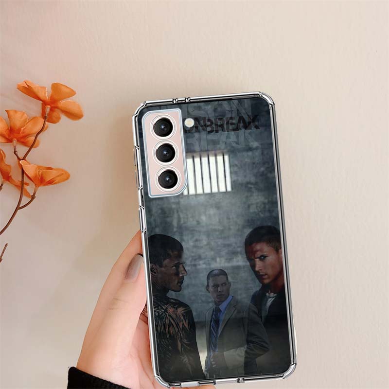 Prison Break TV Series Clear Phone Cases for Samsung S26 Ultra Galaxy S25 Edge S24 S23 FE S21 Plus S20 S22 S10 Cover Patterned C