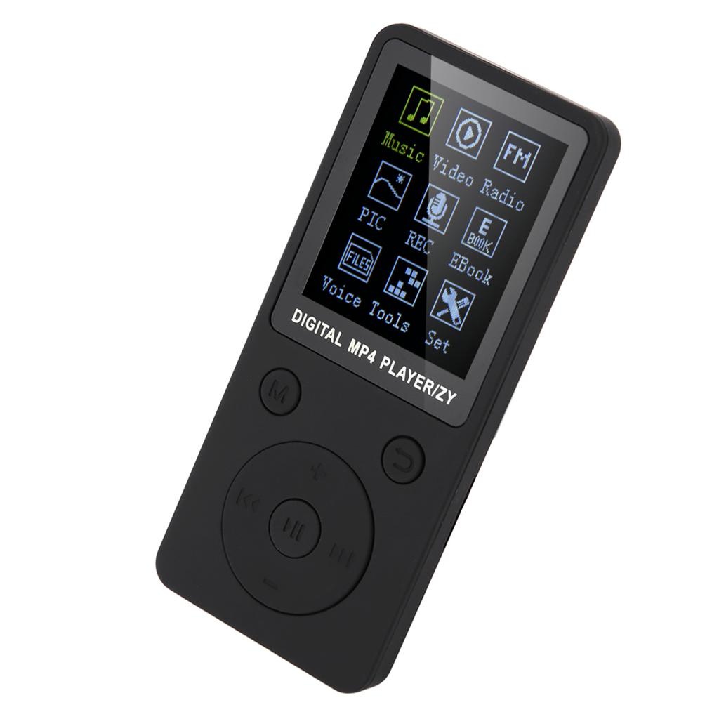Portable Screen MP4 Music Player Support 32GB TF Card with Headphone Long Standby Time