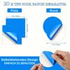 10/20 Pezzi Toppa Autoadesiva Sottomarina per Piscina, Kit di Riparazione per Piscina in PVC, Toppa di Riparazione Sottomarina per Piscina