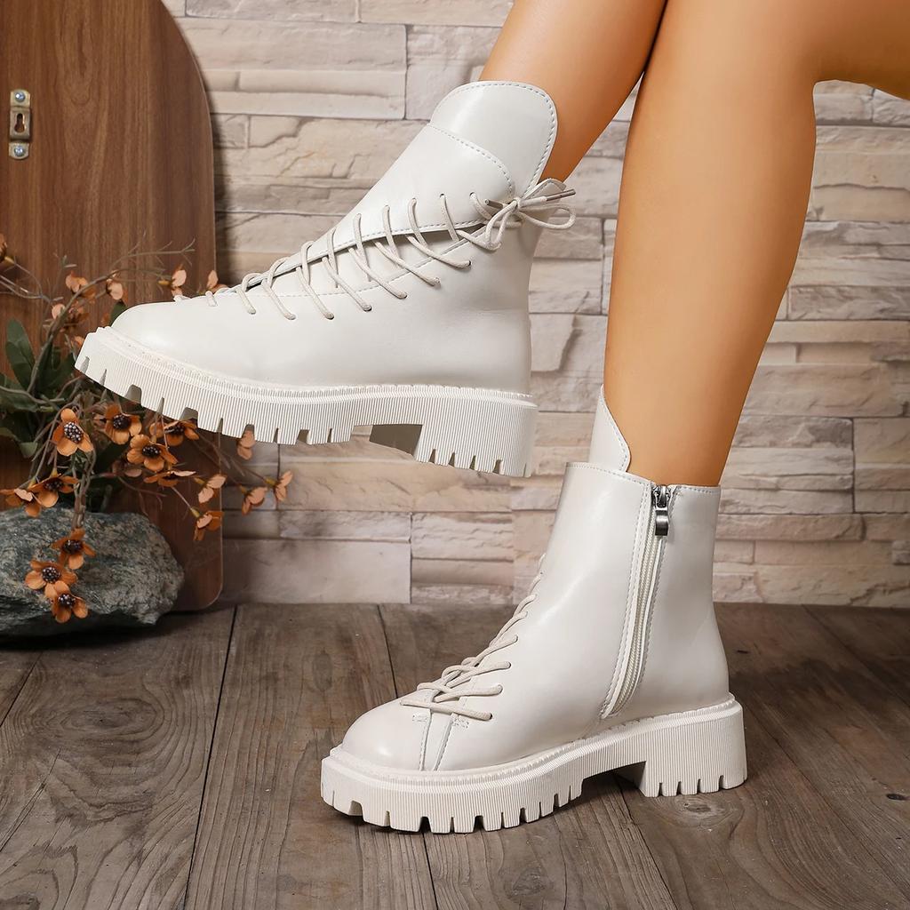 Winter Round Toe Thick Sole Anti Slip Comfortable Casual Work Boots Fashionable New Style Elegant/Sexy Riding Boots For Women