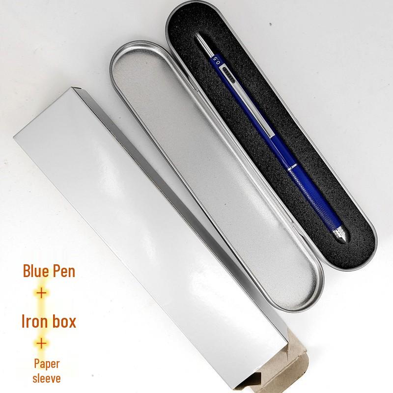 Multifunctional Gravity Sensor Metal Pen: 4-in-1 Ballpoint & Mechanical Pencil for Students, Multicolor