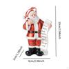 Weihnachtsstatue Weihnachtsmann Figur Sammlung Geschenk Ornament Harz Skulptur für Tisch