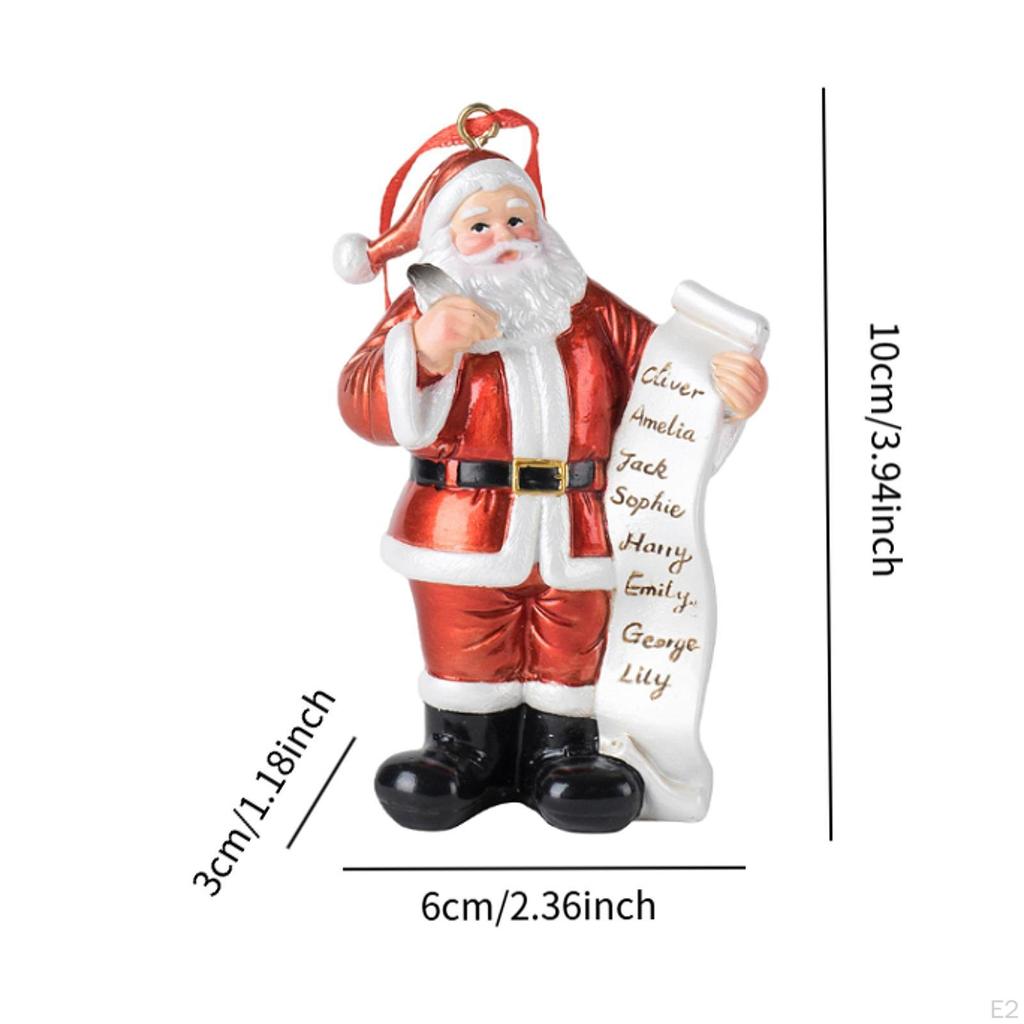Weihnachtsstatue Weihnachtsmann Figur Sammlung Geschenk Ornament Harz Skulptur für Tisch