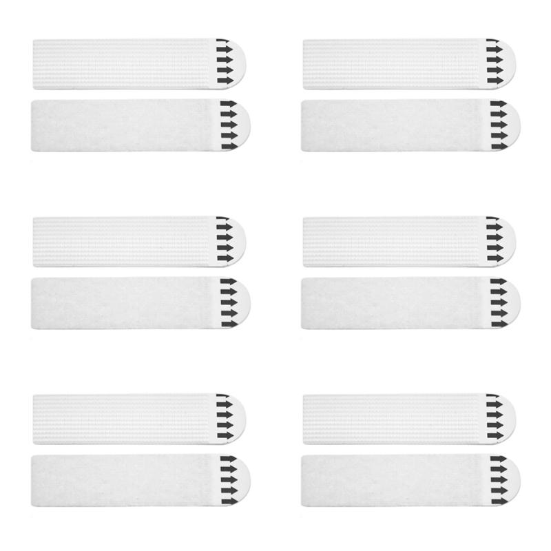 Pack Of 12 Pair  No Track Adhesive Hook strong Wall Mounts Upgrades for Picture frame Damage without  Installation